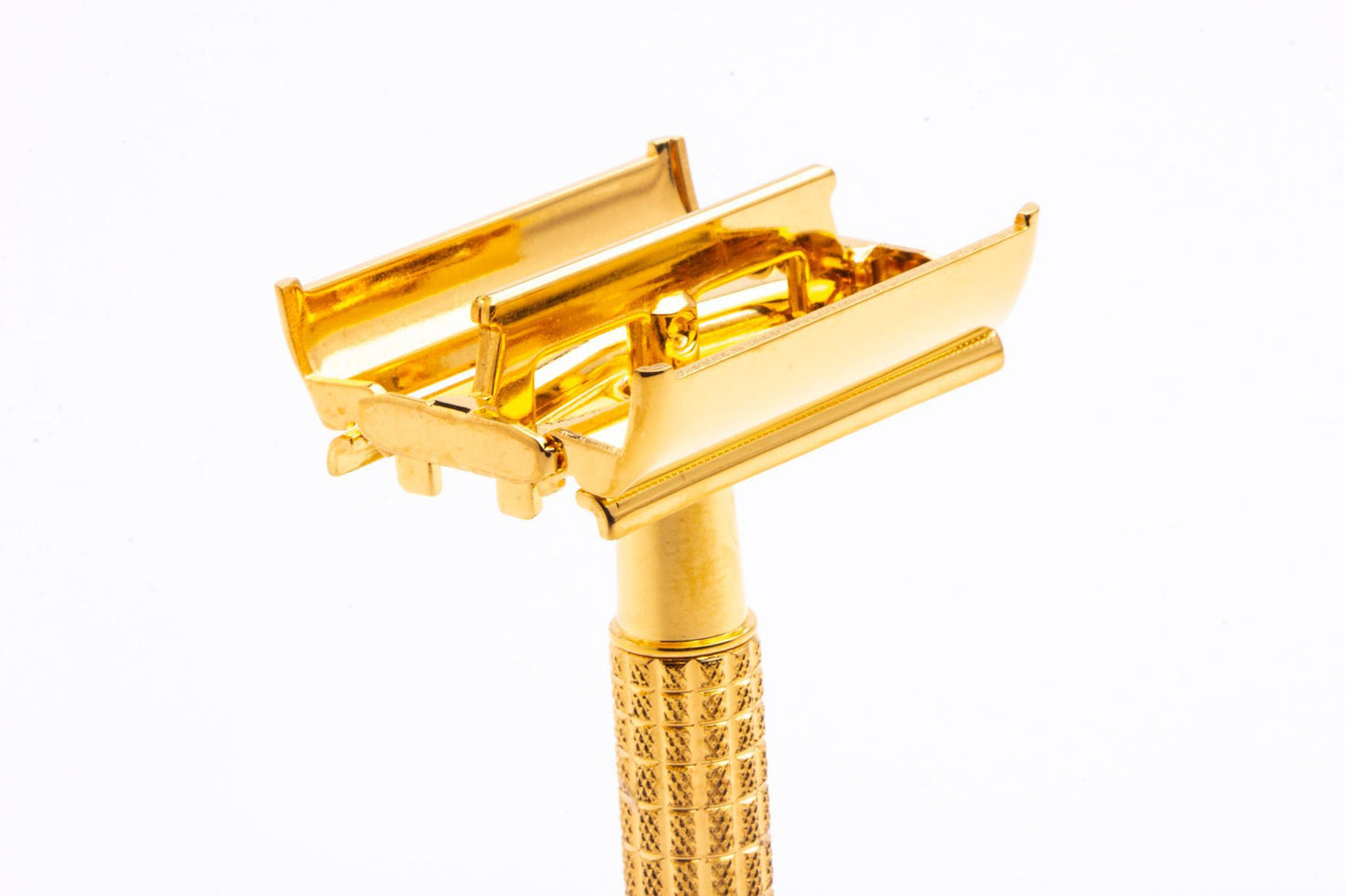 1966 L1 Gillette Flare Tip Super Speed DE Safety Razor | 24k Gold Revamp