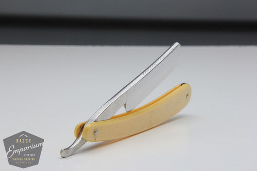 5/8" 7 Day "Sunday" Straight Razor w/ Celluloid Scales | Hollow