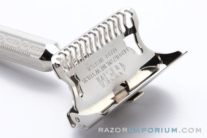 1930's Gem Single Edge Safety Razor Factory Nickel Revamp