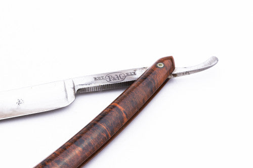 9/16" Blue Steel Razor Co NY Straight Razor Germany