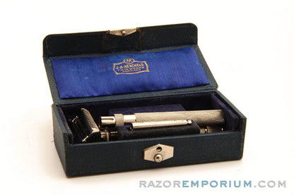 1930's J.A. Henckels Safety Razor in Leather Case