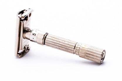 1959 Gillette Fatboy Adjustable Double Edge Razor Set E3
