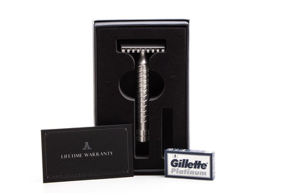 Aylsworth Razors |  The Drakkant Open Comb Satin Razor