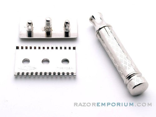 1924 Gillette New Improved Norfolk Tuckaway Double Edge Safety Razor