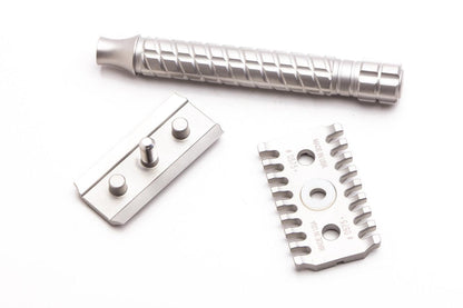 Aylsworth Razors |  The Drakkant Open Comb Satin Razor