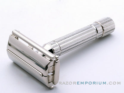 1953 Y3 Gillette President DE Safety Razor Set w/ Original Case, Instructions, & Blade Bank | New Old Stock - MINT