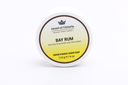 Henri et Victoria Shave Soap | Bay Rum