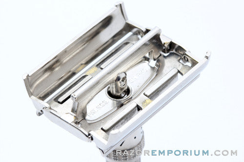 1964 Gillette Slim Adjustable J2 Double Edge Safety Razor