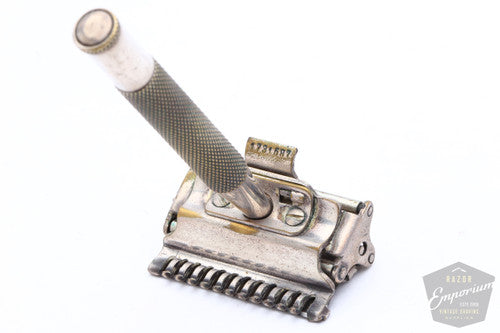 Valet Auto Strop Razor Set in Nickel Case