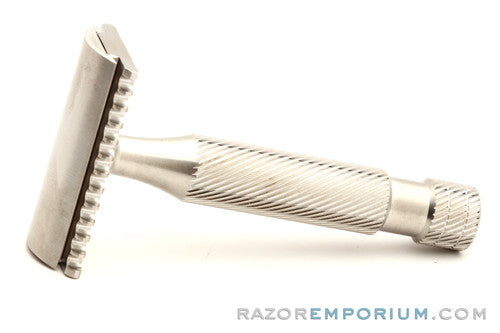Above the Tie Atlas 2015 R2 Stainless Steel Safety Razor