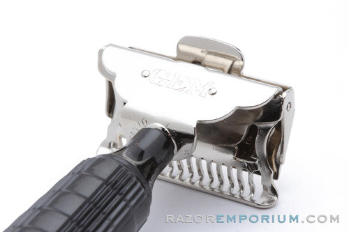 1940's Gem Junior Fat Handle SE Safety Razor - Factory Nickel Revamp