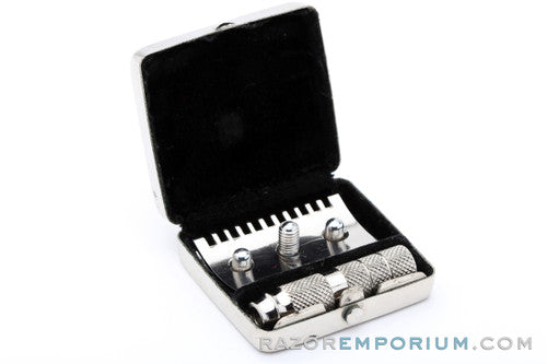 Open Razor Set 1960s EMIR Travel Open Comb Double Edge Safety Razor Set – Razor Emporium
