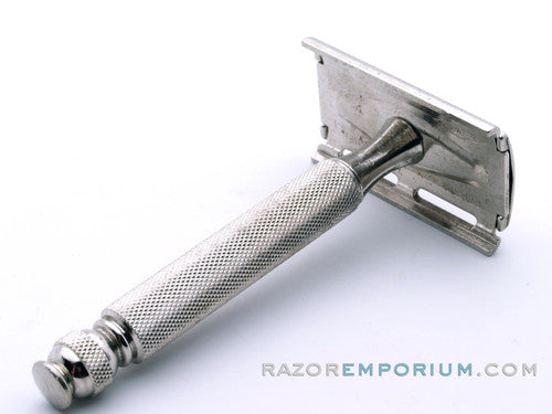 1964 J1 Gillette Ball End Tech 3 Piece Safety Razor