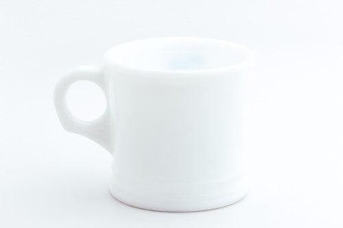 Surrey Milk Glass Shaving Mug - Oldsmobile 1903