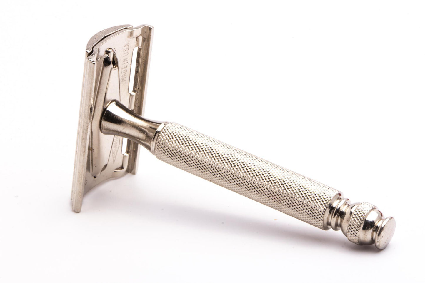 1957 C4 Gillette Ball End Tech DE Safety Razor | Original Condition