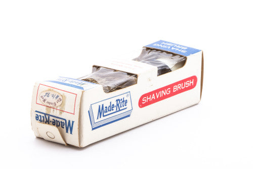 Made Rite Badger Shave Brush with Original Case