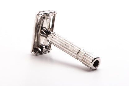 1955 A2 Gillette President Double Edge Safety Razor | Rhodium Revamp
