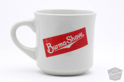 Burma Shave Shaving Mug