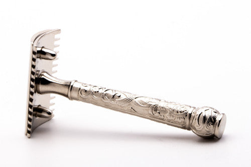 1910's Gillette ABC Pocket Edition Floral Handle | Nickel Revamp