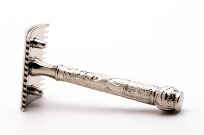 1910's Gillette ABC Pocket Edition Floral Handle | Nickel Revamp