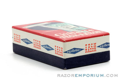 1950's Gillette Ball End Tech DE Safety Razor MINT