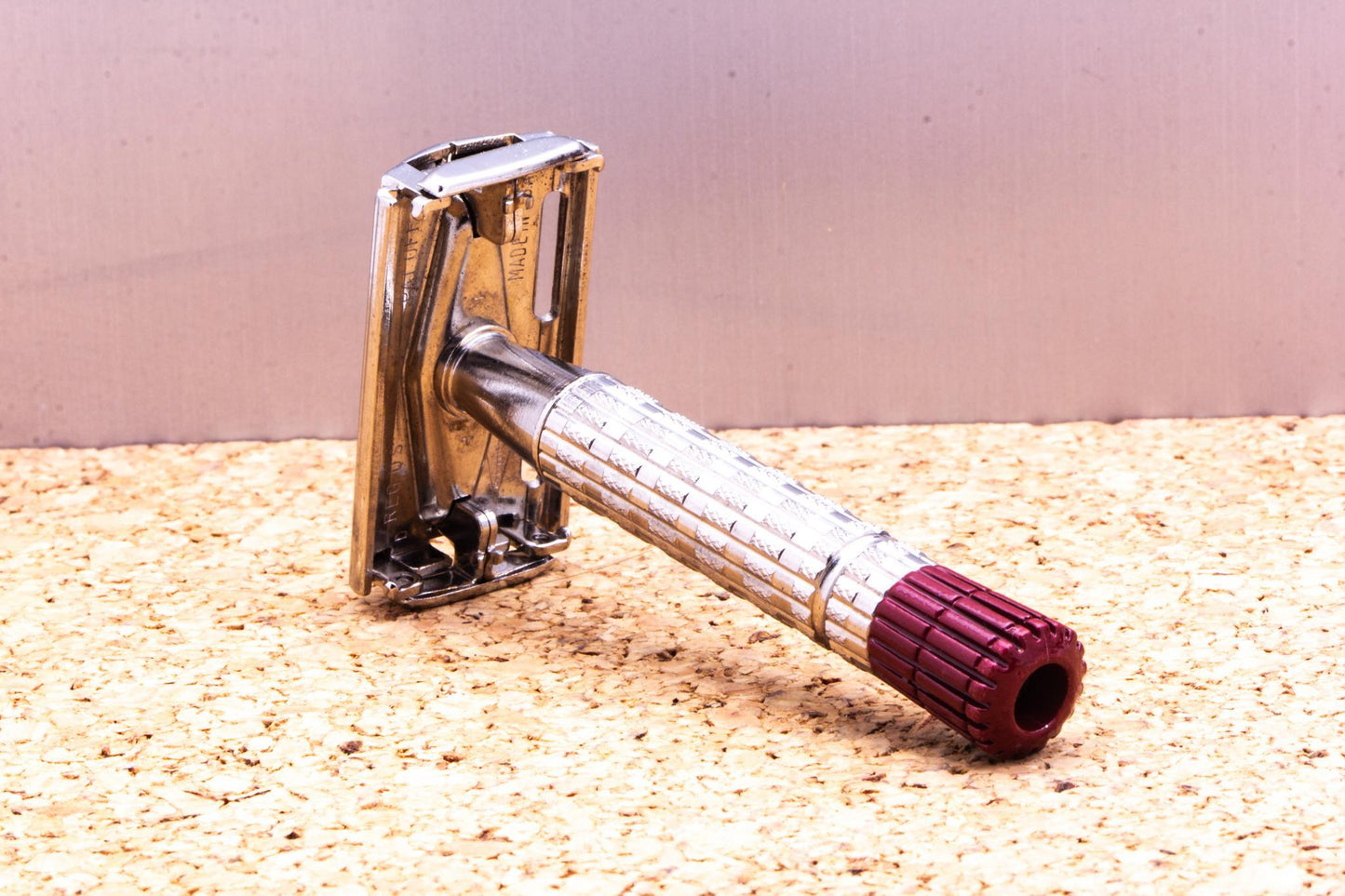 1958 D1 Gillette Heavy Red Tip Super Speed Safety Razor | Original Condition