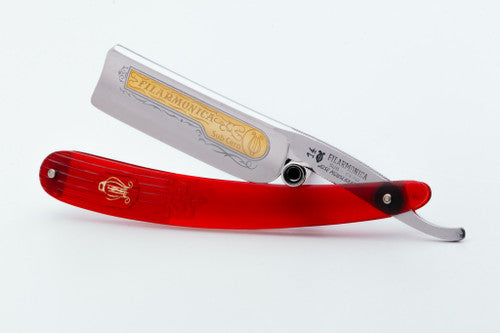 7/8" NOS Filarmonica Sub Cero #14 Straight Razor w/ Coffin & Red Scales | Spain