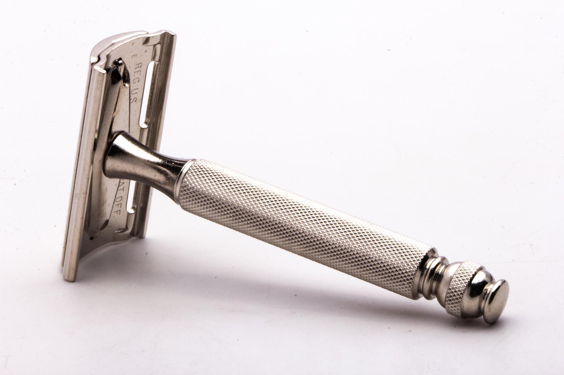 1959 E2 Gillette Ball End Tech DE Safety Razor | Factory Nickel Revamp ...