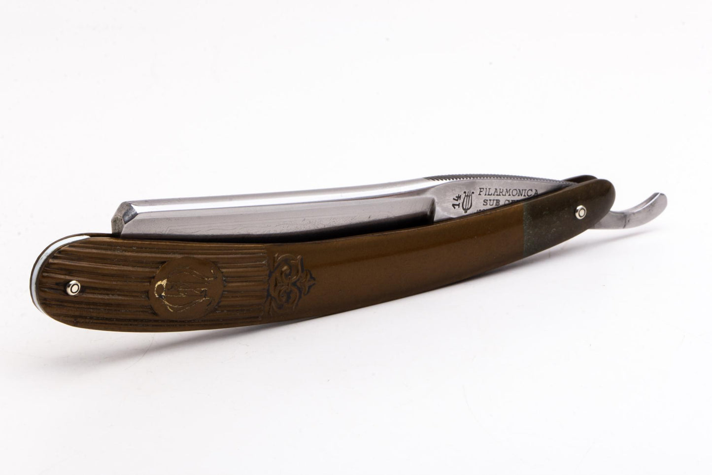7/8" Filarmonica Sub Cero #14 Straight Razor w/ Coffin | Spain