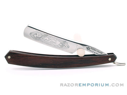 5/8" Thiers-Issard Red Stamina Wood Straight Razor | France