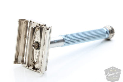 Gillette 1961 G2 Blue Star Lady Gillette Double Edge Safety Razor