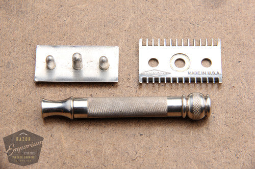 Gillette 1920  Pocket Edition - Old Type Ball End Tech (DE) Razor Set
