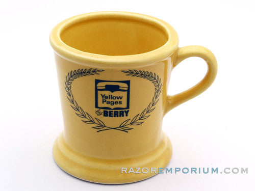 Yellow Pages by Berry Shave Mug