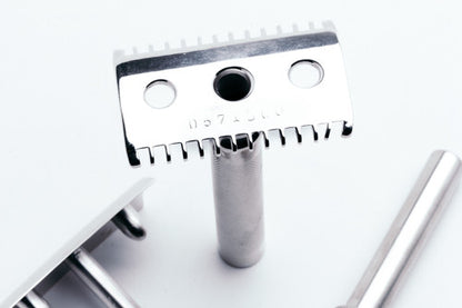 1921 Gillette Single Ring Old Type Safety Razor Rhodium Revamp