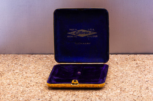 1920's Gillette Tuckaway Double Edge Safety Razor Box | Original Condition