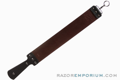 3" Razor Emporium Red Latigo & Canvas Straight Razor Strop | Made In USA