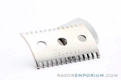 1917 Gillette Old Type Cap & Guard | Satin Nickel Revamp | Universally Threaded