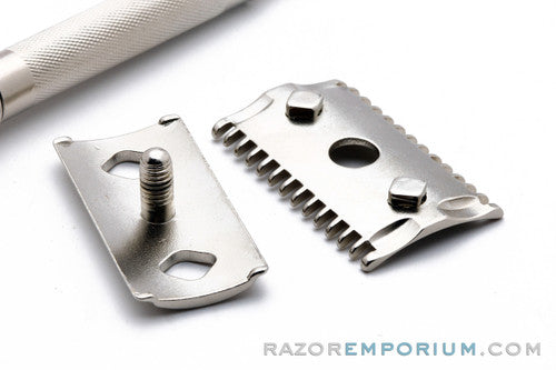 1930's Gillette Goodwill Double Edge Safety Razor | Factory Nickel Reavmp