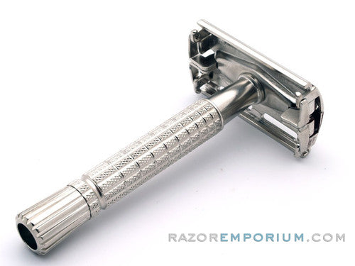 1960 F3  Gillette Flair Tip Super Speed Safety DE Razor | Factory Nickel Revamp