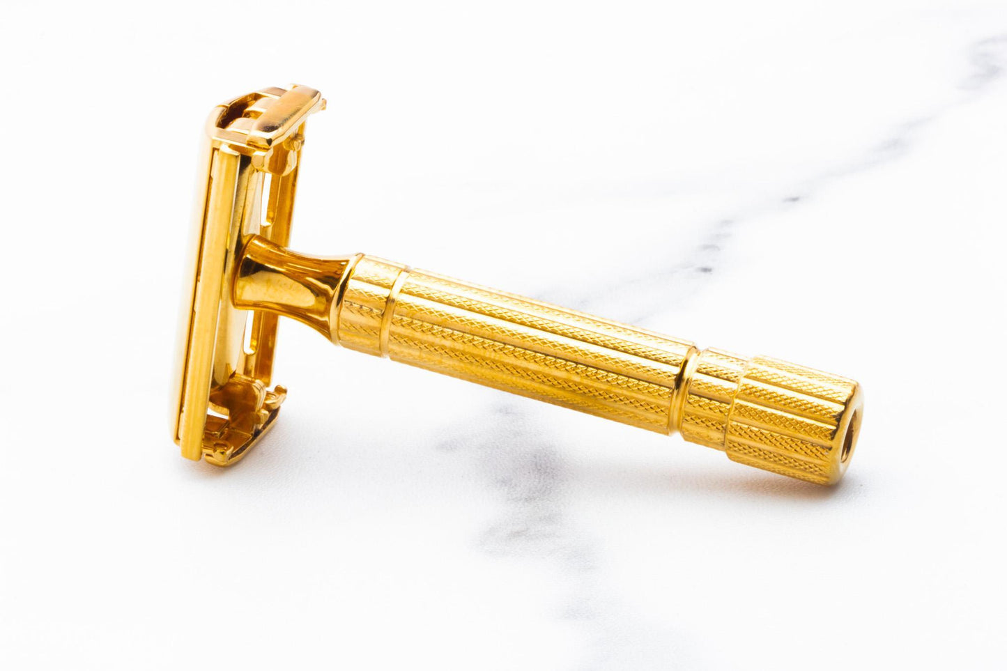 1956 B1 Gillette President Double Edge Safety Razor Set | 24K Gold Revamp