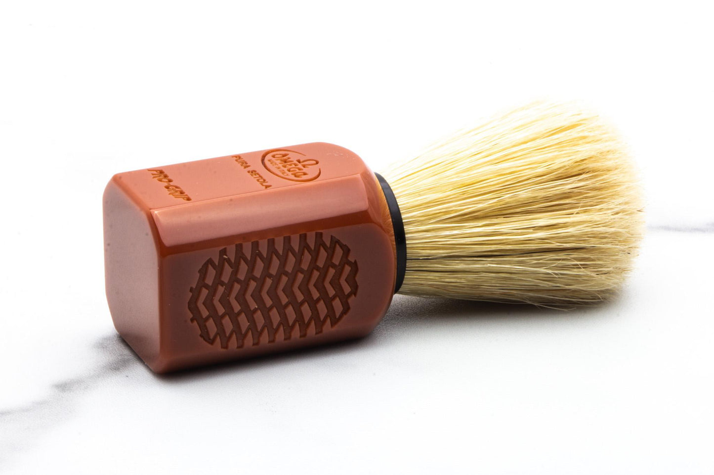 Omega | Pro Grip Boar Fiber Shaving Brush - 1949/MA -Small