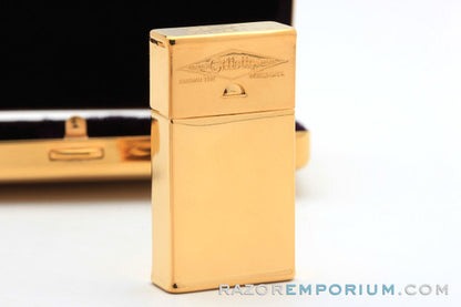 1910 Gillette Gold Empire Set - ABC Pocket Edition Old Type Open Comb DE Razor Set - 24K Gold Revamp
