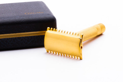 1930's Gillette New Bostonian Long Comb DE Safety Razor Set in Box