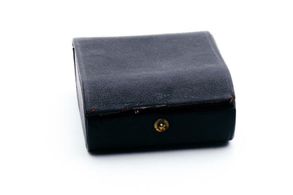 1916 Gillette Single Ring Travel Set in Black Leather Case
