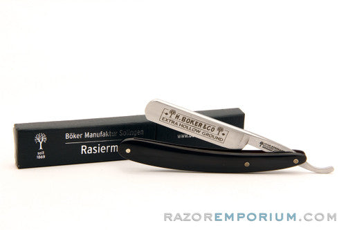 5/8" Boker Rasiermesser H. Boker & Co Horn Straight Razor