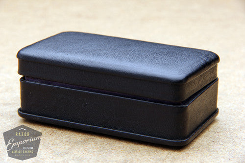 Gillette 1927 Gold New Standard Safety Razor in Original Black Leather Case