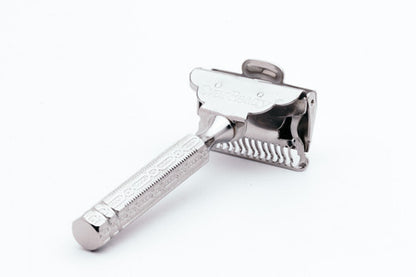 1930s Ever Ready 1912 SE Safety Razor - Factory Nickel