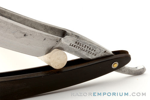 6/8" Holley & Co Straight Razor w/ Original Scales | Lakeville, Conn.