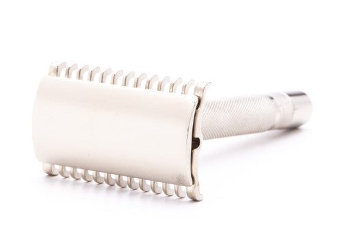 1930's Gillette NEW Long Comb Thin Common Bar Double Edge Safety Razor | Factory Nickel Revamp