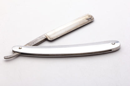 5/8" Geneva Cutlery Co. Classics on Clearance Straight Razor With Steel Scales